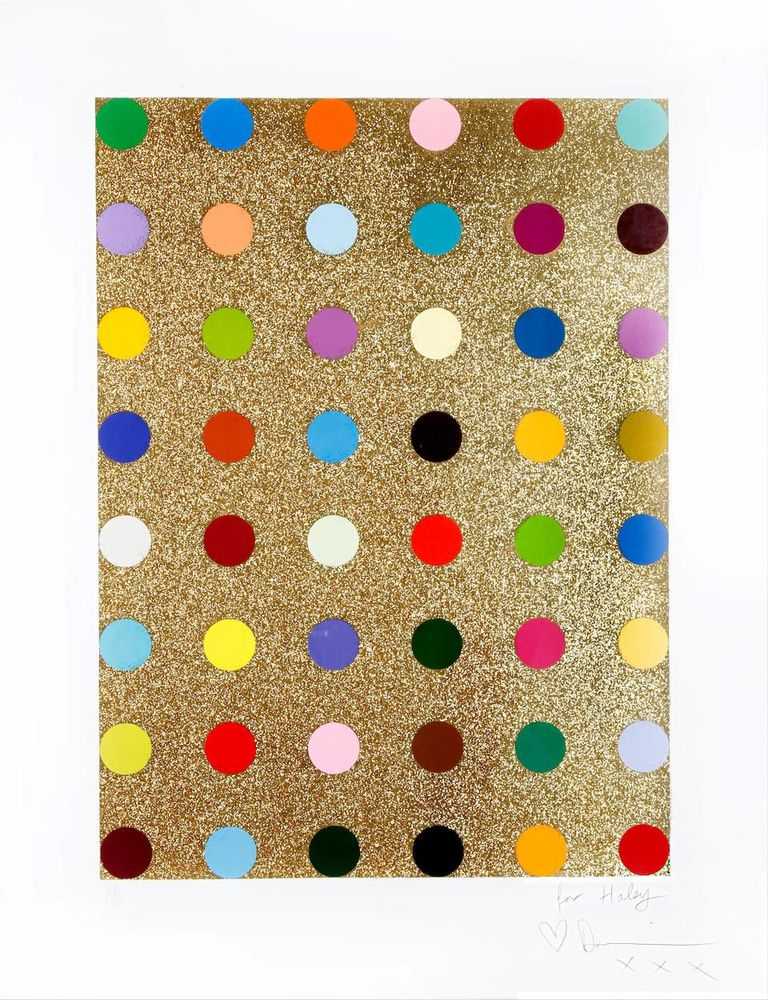Damien Hirst, ‘Aurous Iodide’, 19-05-2009, Print, 24 colours with the under print of white, gold and a glaze, Other Criteria, Numbered