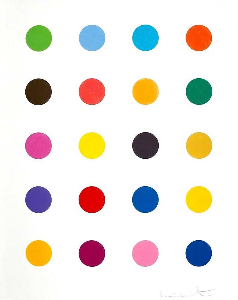 Damien Hirst, ‘Benzyloxyurea’, 10-01-2012, Print, Woodcut in colours, on Somerset Textured paper, with full margins, Other Criteria, Numbered