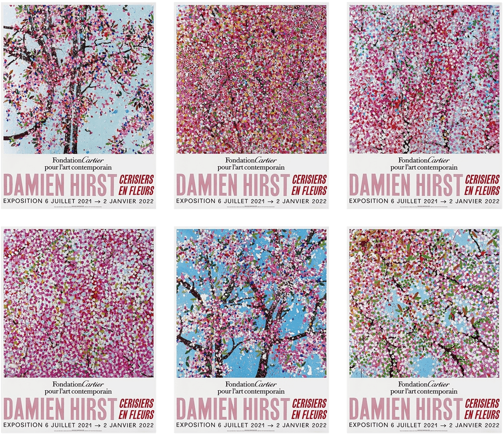 Damien Hirst, ‘Cherry Blossoms (Set of 6 Posters)’, 2021, Print, Print in colours on 220 gsm fine art paper, null, 