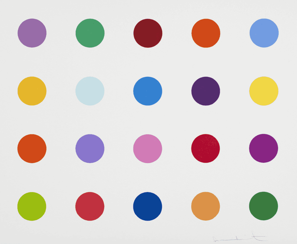 Damien Hirst, ‘Fast Scarlett TR Base’, 2011, Print, Woodcut in colours on Somerset paper, null, Numbered