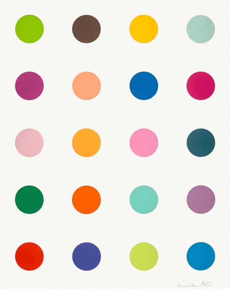 Damien Hirst, ‘Guaiazulene’, 2010, Print, Woodcut in colours, on Somerset paper, with full margins, Paragon Press, Numbered