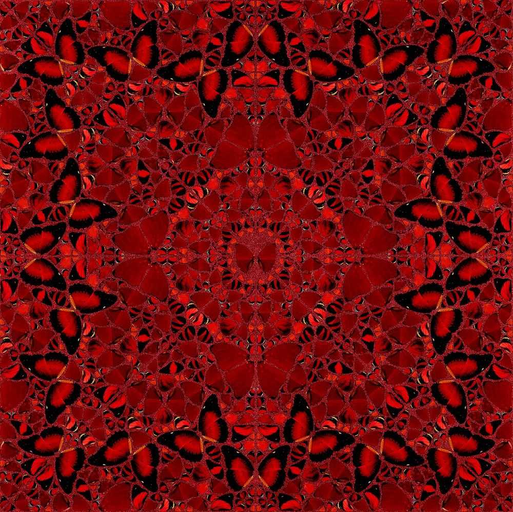 Damien Hirst, ‘H10 2 Nūr Jahān - The Empresses’, 29-01-2022, Print, Laminated Giclée print on aluminium composite, screenprinted with glitter, Heni, Numbered