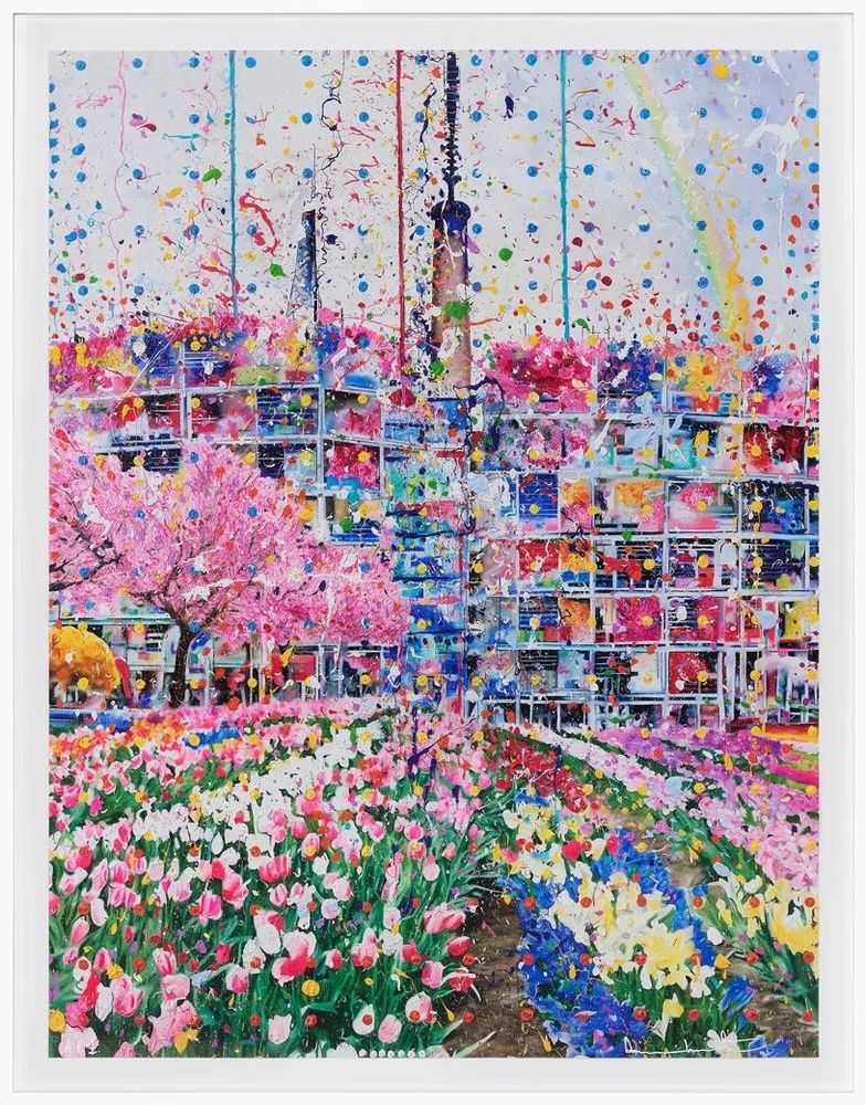 Damien Hirst, ‘H17-4 Civilisation Exploding’, 2024, Print, Giclée print on Cotton Smooth Rag, Heni, Numbered, Framed