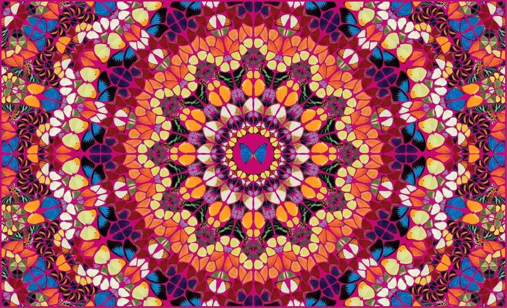 Damien Hirst, ‘H18-1 Harlequin (The Kaleidoscopes)’, 01-01-2024, Print, Diasec-mounted Giclée print on aluminium composite panel, Heni, Numbered