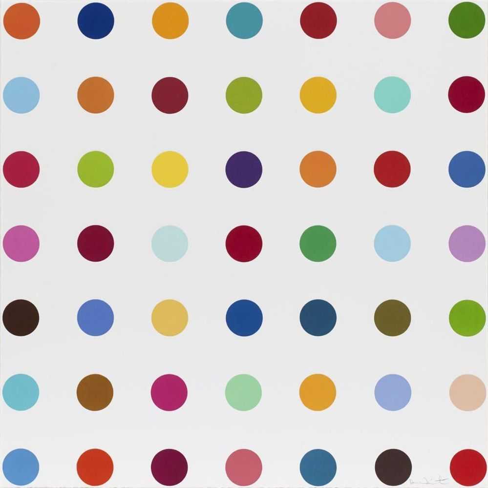 Damien Hirst, ‘Mannitol’, 25-05-2016, Print, Woodcut in colours, on Somerset paper, the full sheet, Paragon Press, Numbered
