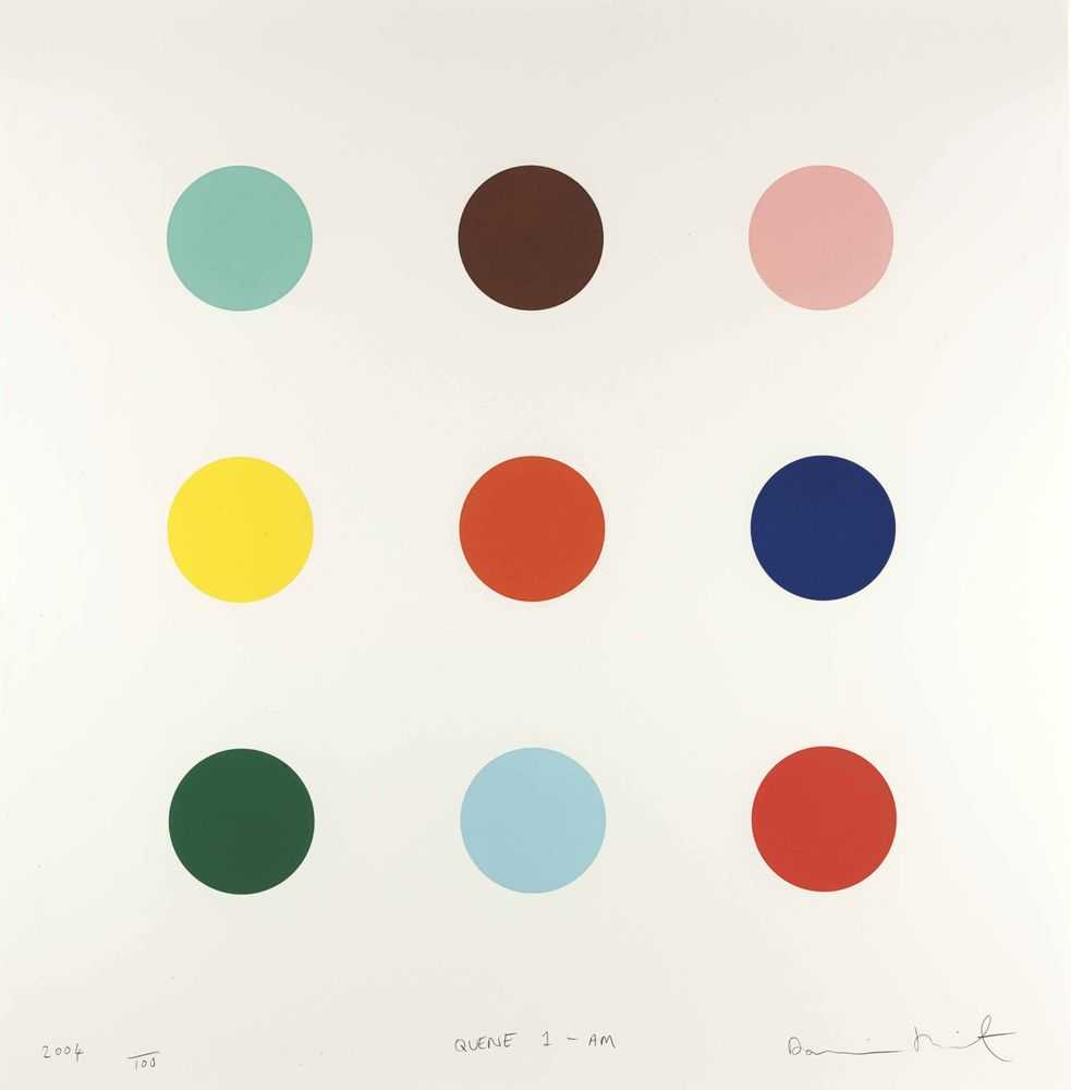 Damien Hirst, ‘Quene 1-Am’, 2004, Print, Etching and aquatint in colors on Hahnemühle etching paper, null, Numbered