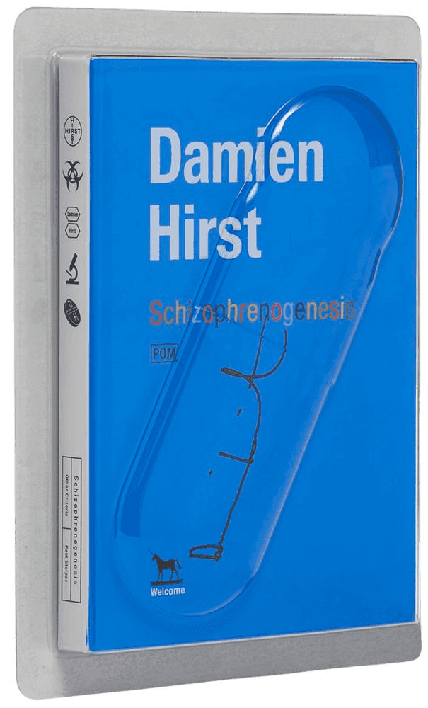 Damien Hirst, ‘Schizophrenogenesis (Signed)’, 2017, Book, Hardback, sealed in foil blister pack with official presentation case supplied by Other Criteria, Other Criteria & Paul Stolper Gallery, 