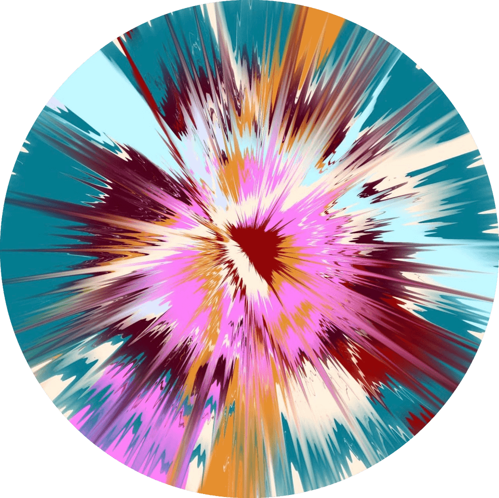 Damien Hirst, ‘The Beautiful Paintings (Circle - Small)’, 10-04-2023, Print, Giclée print on poly-cotton artist canvas mounted on a birch plywood stretcher, Heni, 