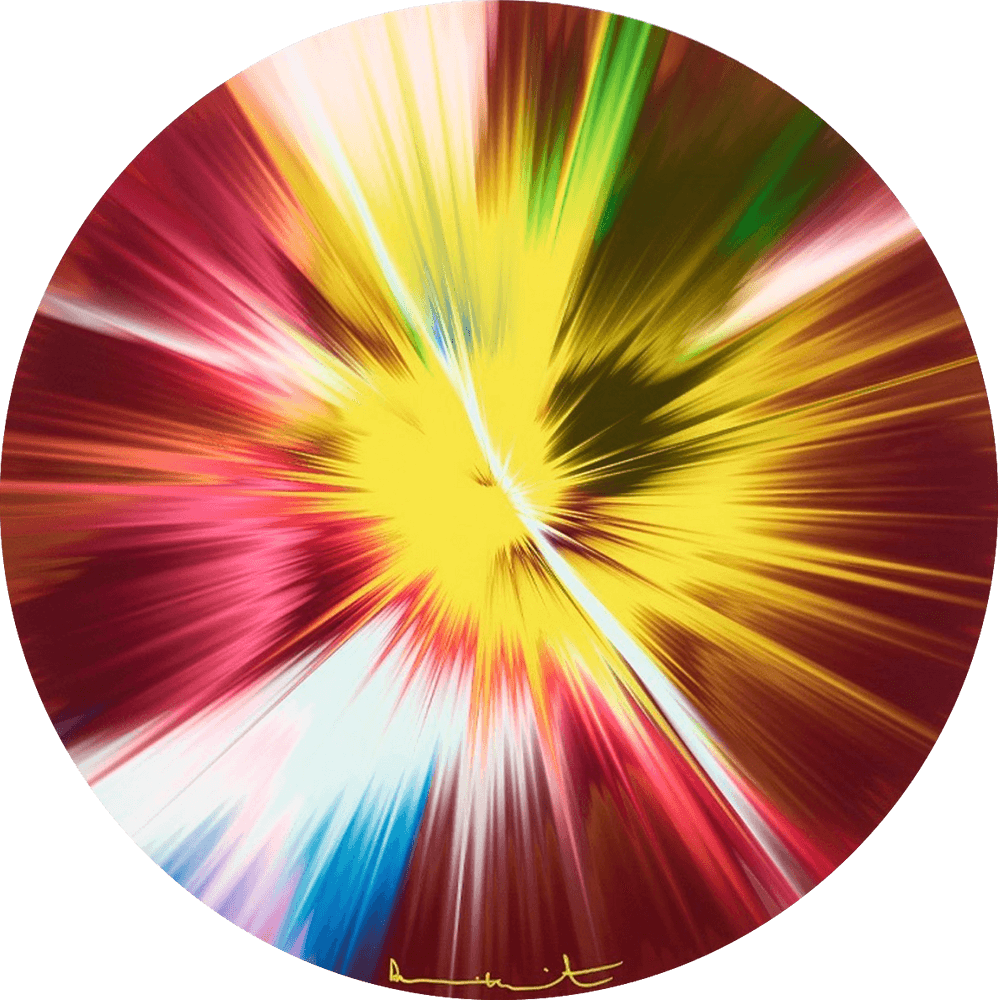 Damien Hirst, ‘The Beautiful Paintings (Circle - X-Large)’, 10-04-2023, Print, Giclée print on poly-cotton artist canvas mounted on a birch plywood stretcher, Heni, 
