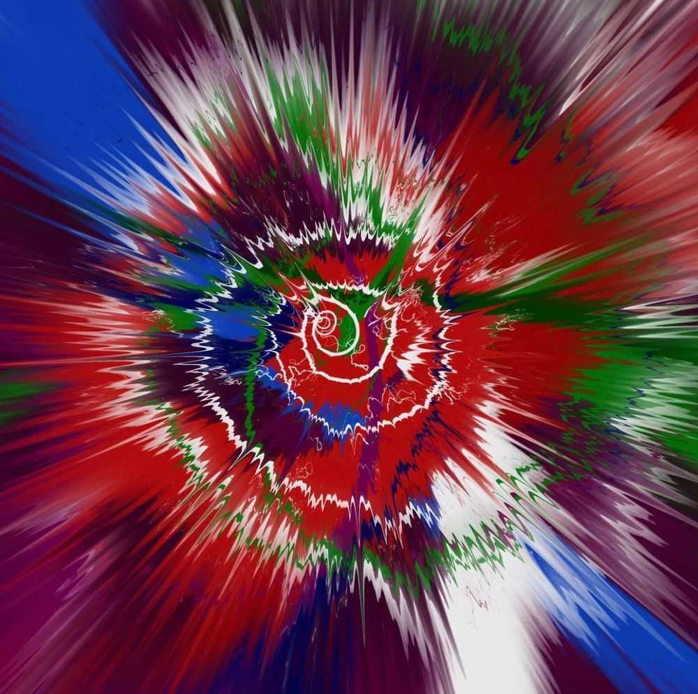 Damien Hirst, ‘The Beautiful Paintings (Square - Smal)’, 10-04-2023, Print, Giclée print on poly-cotton artist canvas mounted on a birch plywood stretcher, Heni, 