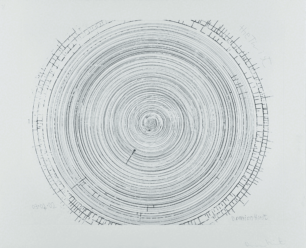Damien Hirst, ‘The Twist’, 2002, Print, Etching in colours on Hahnemühle paper, null, 
