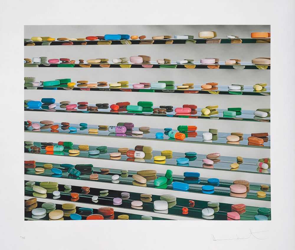 Damien Hirst, ‘Utopia’, 30-03-2012, Print, Utopia Inkjet, glaze, and foilblock on Hahnemühle photo rag satin 310gsm, Other Criteria & Paul Stolper Gallery, Numbered