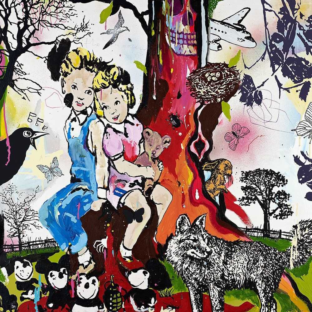 Dan Baldwin, ‘An Old Fashioned Tale Of Love’, 26-11-2010, Print, Pigment print with hand applied 22 carat gold leaf and silkscreen varnishes, Harwood King Fine Arts, Numbered
