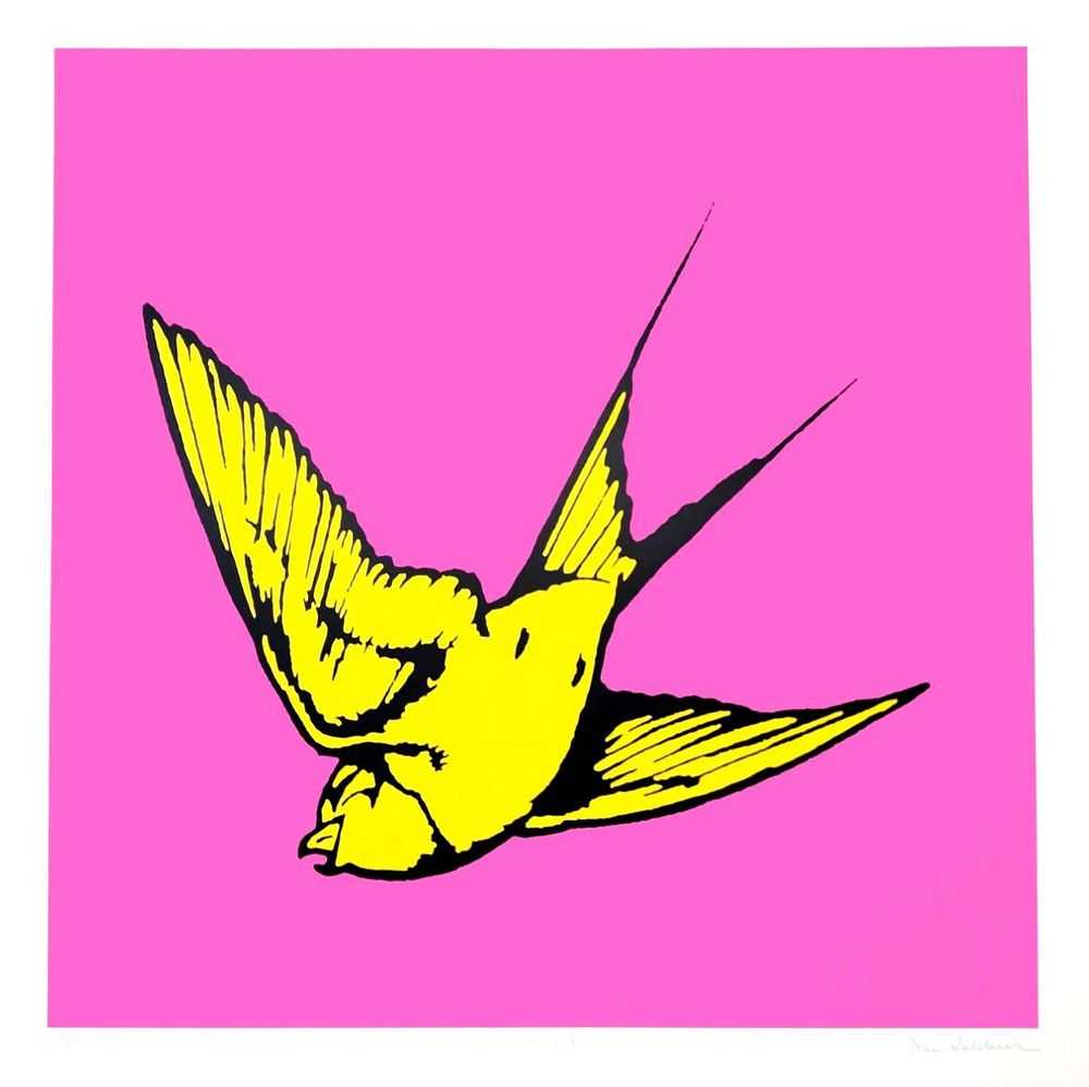 Dan Baldwin, ‘Love And Light (Pink & Yellow)’, 09-04-2020, Print, Silkscreen edition with high gloss UV glaze finish, CCA Galleries, Numbered