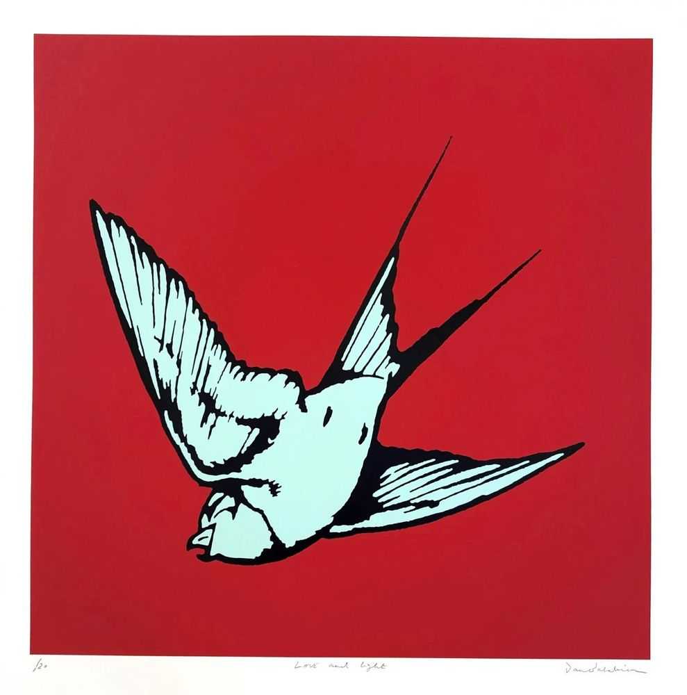 Dan Baldwin, ‘Love And Light (Red & Mint)’, 09-04-2020, Print, Silkscreen edition with high gloss UV glaze finish, CCA Galleries, Numbered