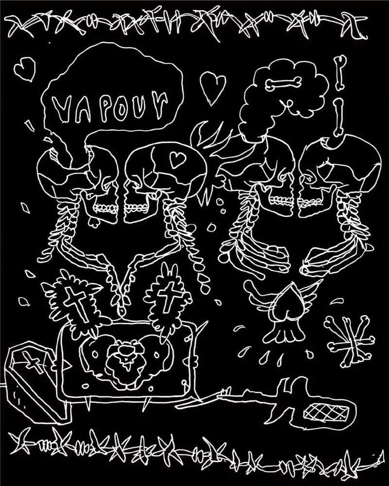 Dan Baldwin, ‘Vapour’, 03-12-2017, Print, Screenprint on archival paper, Self-released, Numbered