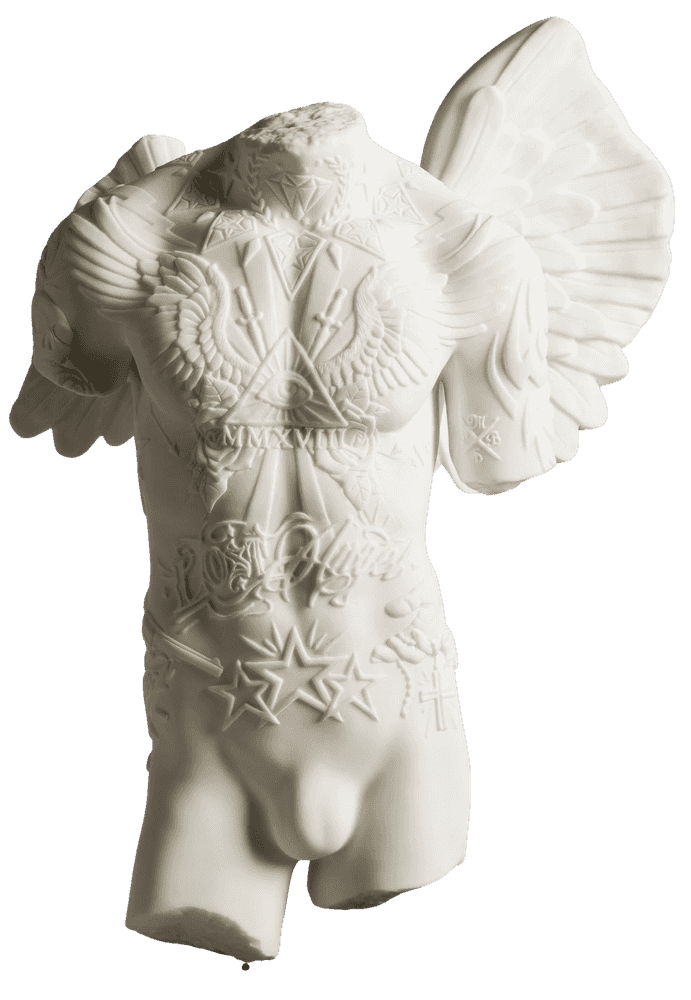 Dan Lane, ‘Fallen Angel’, 2023, Sculpture, Cast marble, Castle Fine Art, Numbered