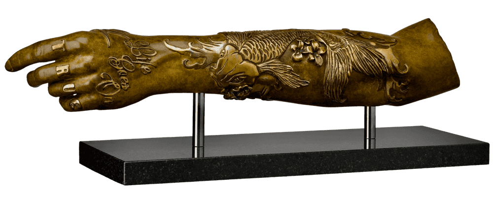 Dan Lane, ‘Modern Relic Arm - Japanese Koi’, 2018, Sculpture, Bronze, Castle Fine Art, Numbered