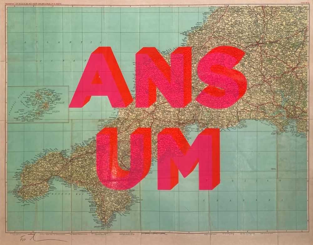 Dave Buonaguidi, ‘Ansum - Cornwall Edition’, 2022, Print, Lithograph with screenprint, null, Numbered