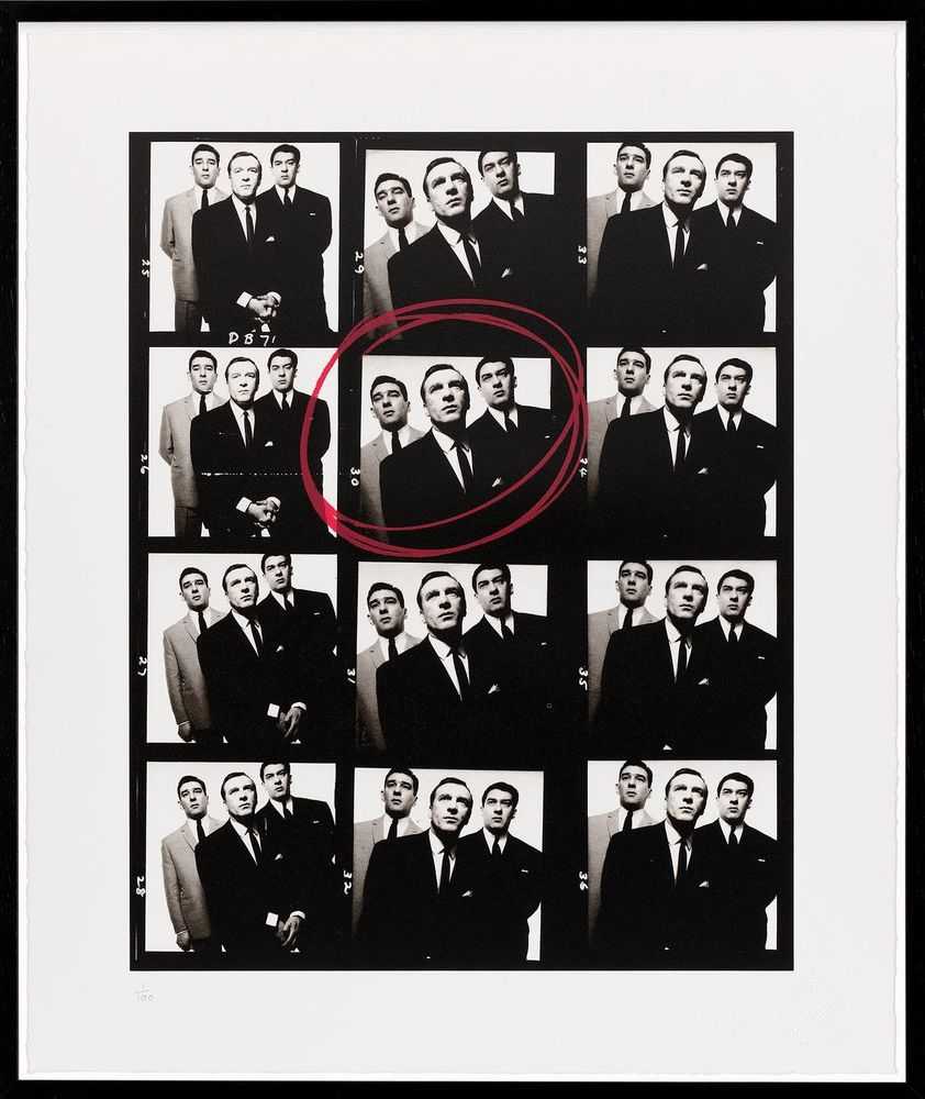 David Bailey, ‘The Kray Brothers’, 2026, Print, 6-colour screenprint on Somerset Tub Sized Radiant White 410gsm paper,  Heni Editions, Framed