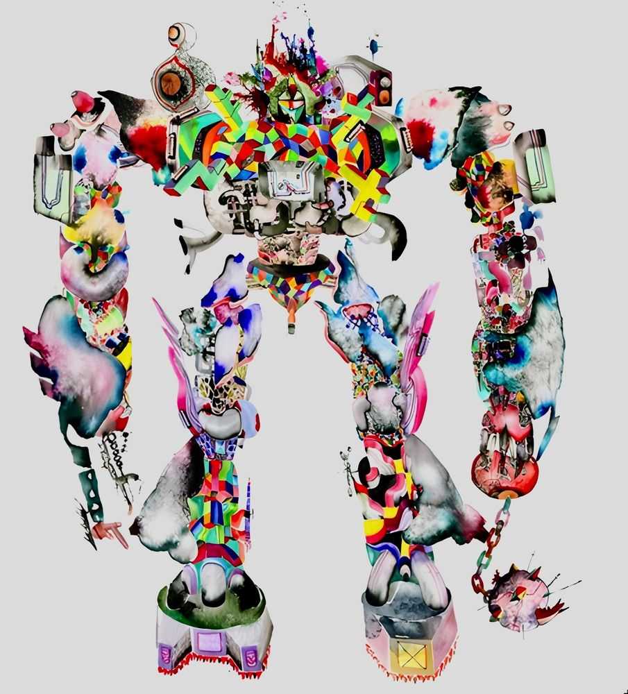 David Choe, ‘CHOEBOT: Version DATO-UNKO Happy Lee’, 24-10-2009, Print, Giclee Print, Self Released, Numbered