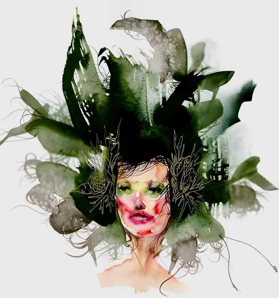 David Choe, ‘Dark Circles (Looking Through)’, 02-12-2008, Print, Giclee Print, Outer Edge Studio, Numbered