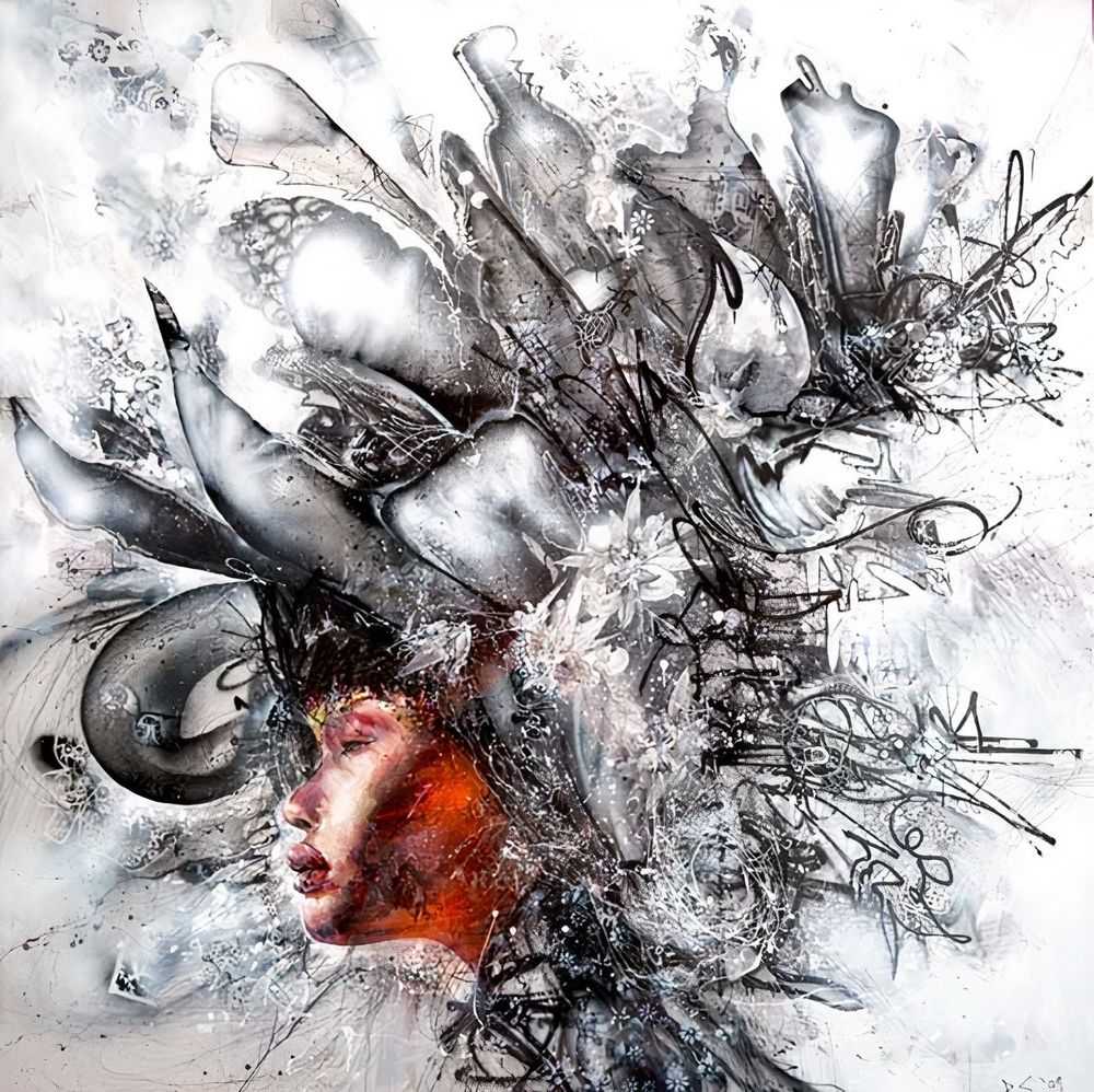 David Choe, ‘Death Blossom’, 24-10-2009, Print, Pigment print on paper, Self-released, Numbered
