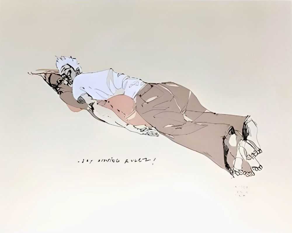 David Choe, ‘Dry Humping Rulez’, 2007, Print, Screen Print, Self Released, 