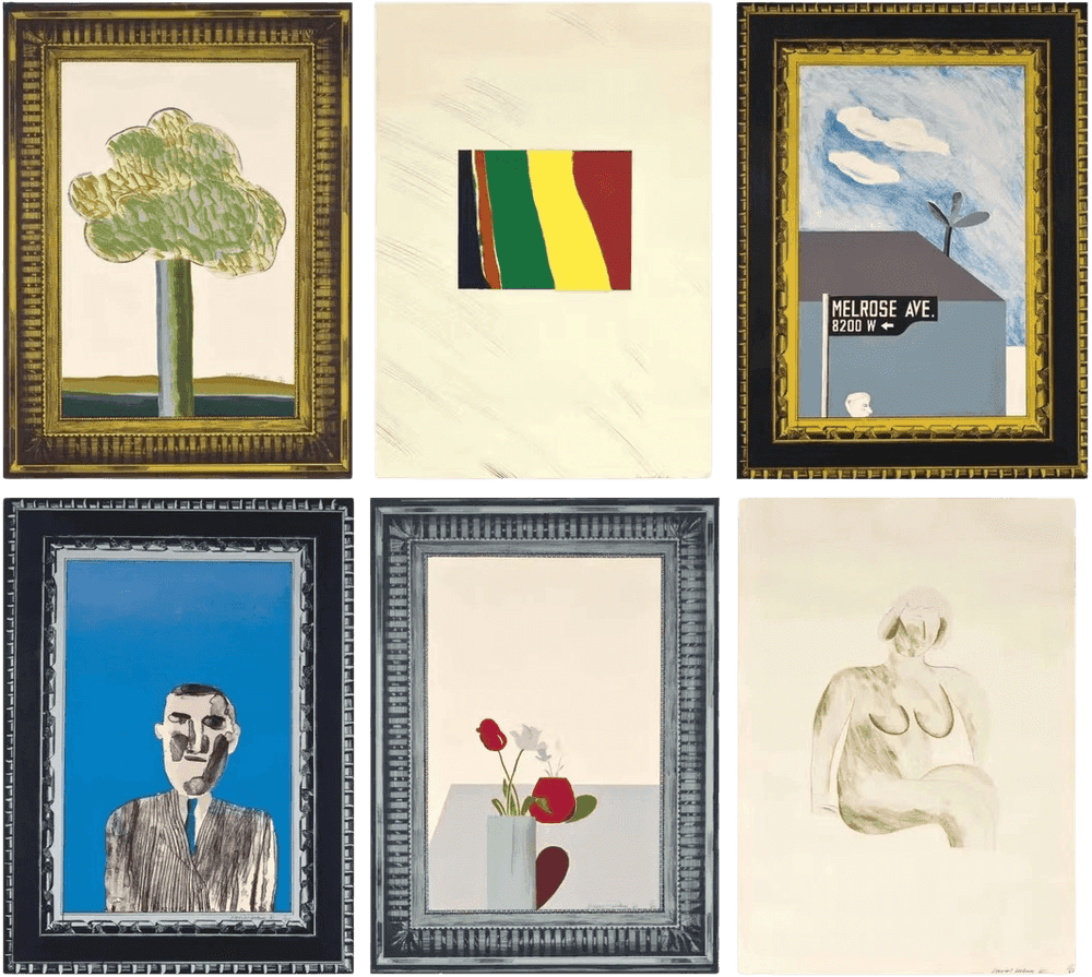 David Hockney, ‘A Hollywood Collection - Complete Set’, 1965, Print, Lithographs in colours, null, Numbered