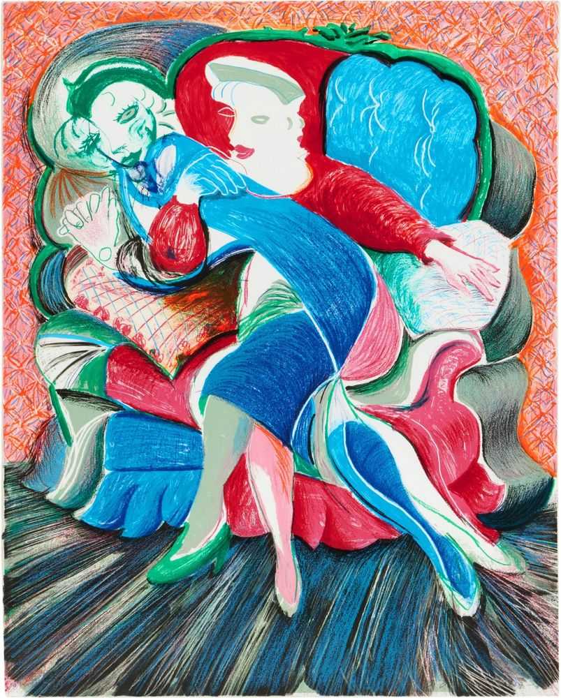 David Hockney, ‘An Image Of Celia - State I’, 1986, Print, Lithograph printed in colors on TGL handmade paper, null, Numbered