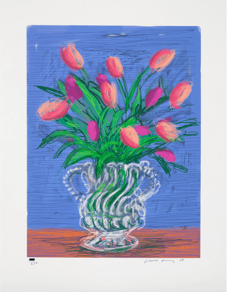 David Hockney, ‘Art Edition B’, 12-09-2016, Print, Pad drawing printed on archival paper, Taschen, Numbered