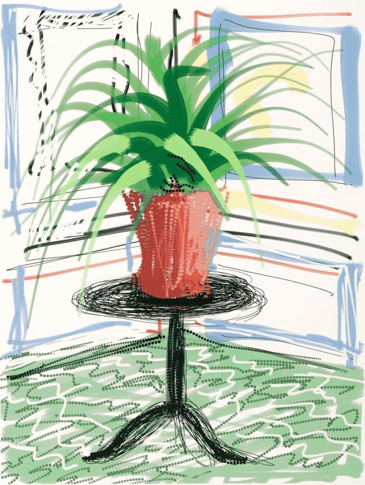 David Hockney, ‘Art Edition C’, 12-09-2016, Print, Pad drawing printed on archival paper, Taschen, Numbered