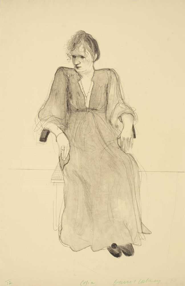 David Hockney, ‘Celia’, 1969, Print, Lithograph on paper, null, Numbered