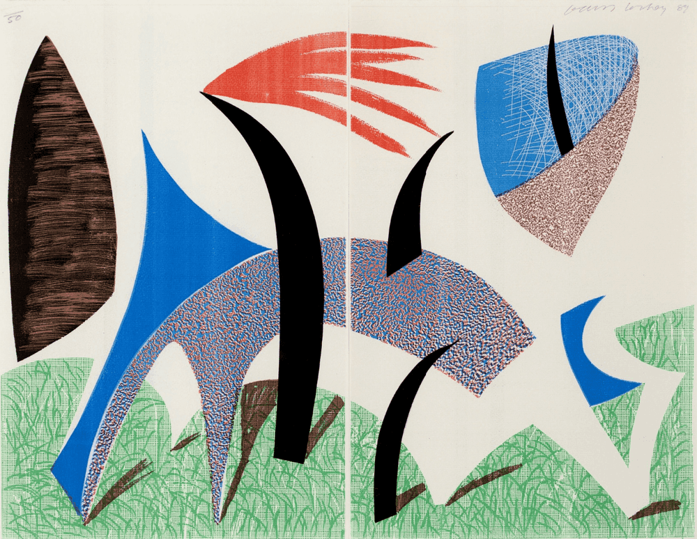 David Hockney, ‘Diptychon’, 1989, Print, Colour photocopy printed on two sheets with an office copy machine, null, Numbered