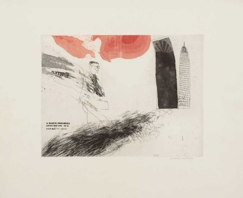 David Hockney, ‘Disintegration’, 1963, Print, Etching and aquatint on paper, null, Numbered