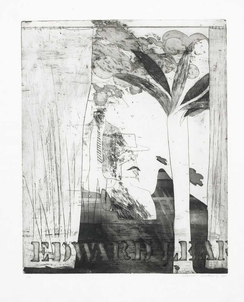 David Hockney, ‘Edward Lear’, 1964, Print, Etching and aquatint, null, Numbered