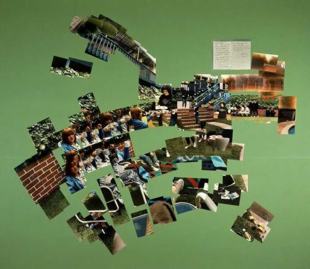 David Hockney, ‘Freda Bringing Ann & Me A Cup Of Tea’, 1983, Print, Collage of photographs on card stock, null, Numbered