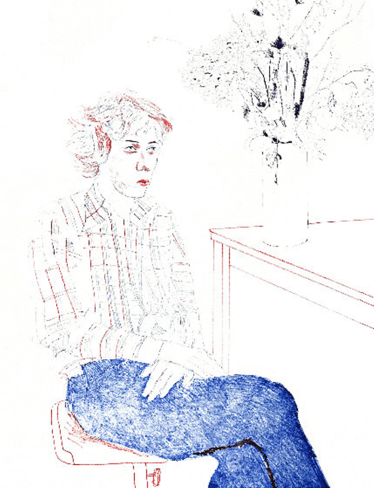 David Hockney, ‘Gregory’, 1974, Print, 2 lithographs on paper, null, Numbered
