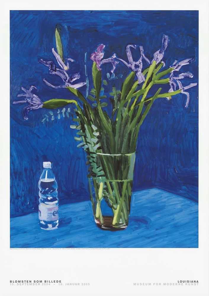 David Hockney, ‘Iris with Evian Bottle (Poster)’, 2022, Print, Offset lithograph, null, 
