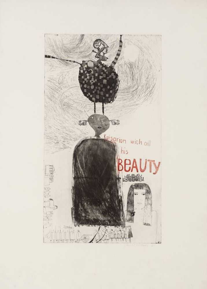 David Hockney, ‘Kaisarion With All His Beauty’, 1961, Print, Etching on paper, null, Numbered
