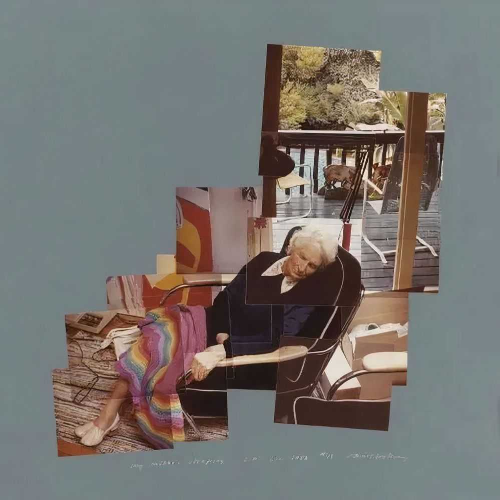 David Hockney, ‘My Mother Sleeping, Los Angeles’, 1982, Print, Photocollage consisting of color coupler prints, null, Numbered