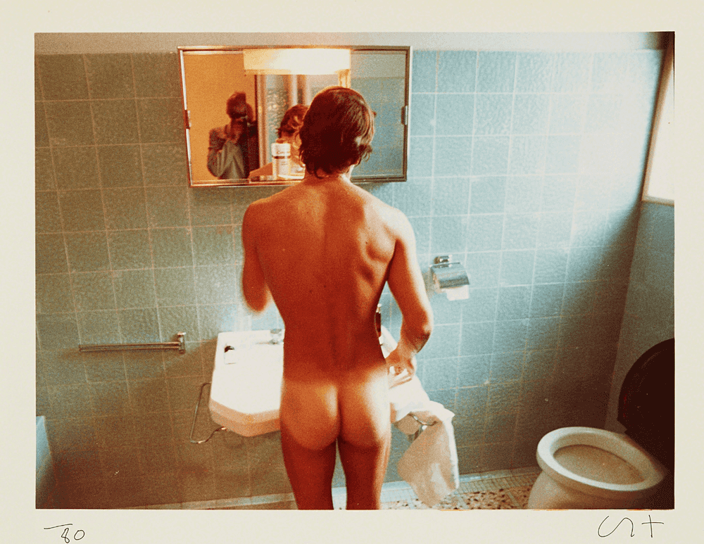 David Hockney, ‘Peter Washing, Belgrade, September’, 1976, Print, Chromogenic color print, null, Numbered