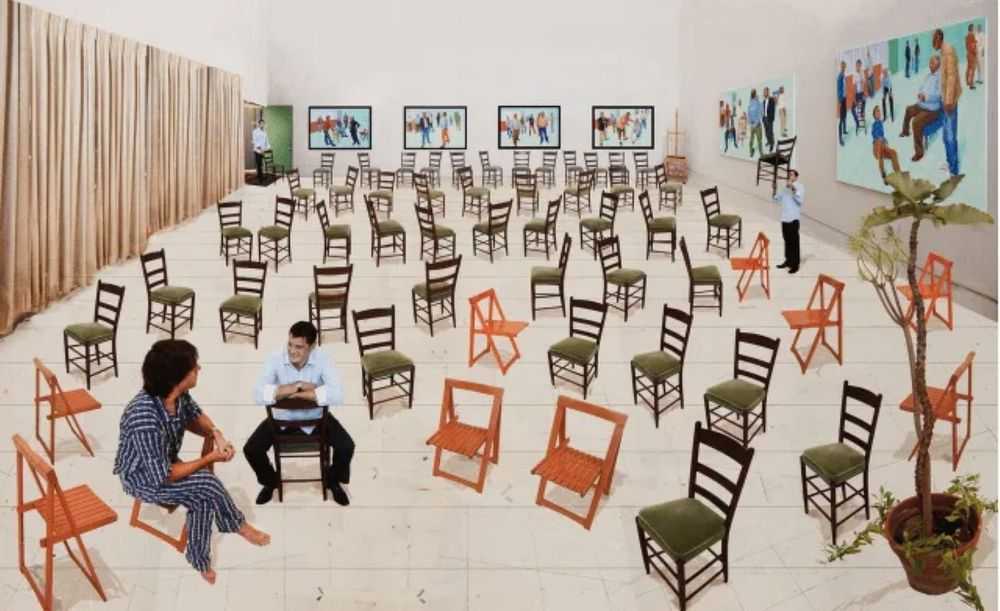 David Hockney, ‘The Chairs’, 2014, Print, Chromogenic print, null, Numbered