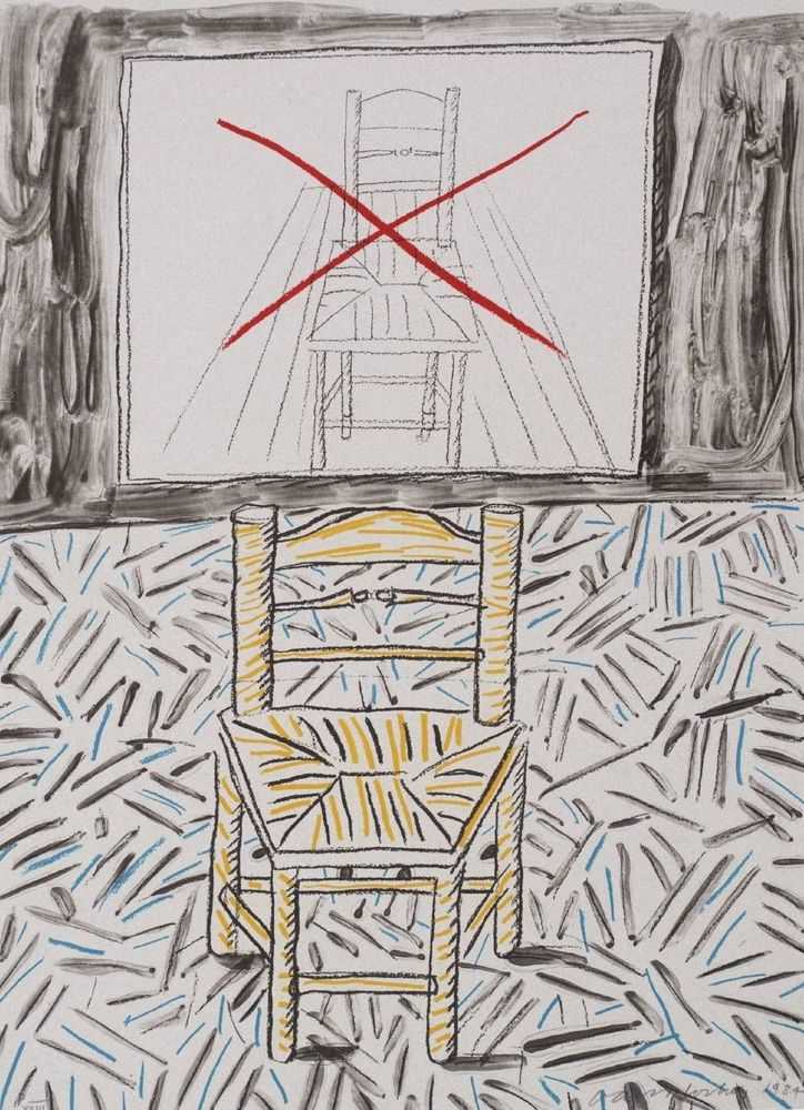 David Hockney, ‘The Perspective Lesson’, 1984, Print, Lithograph on paper, null, Numbered