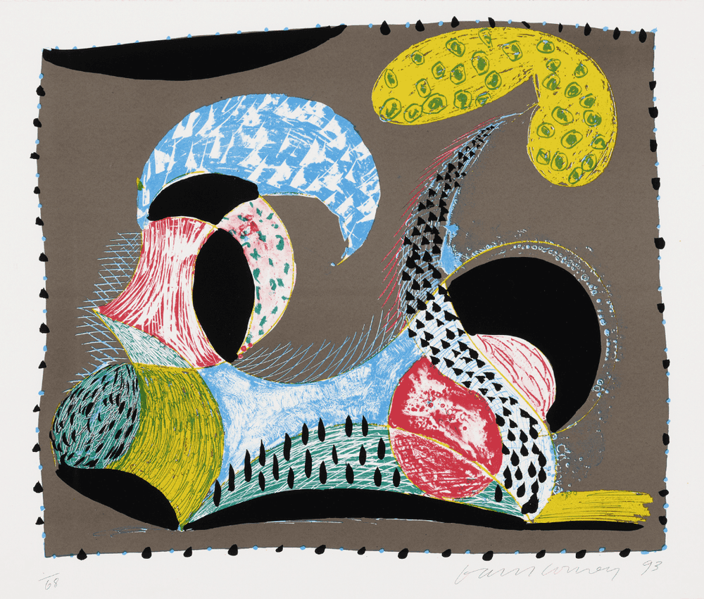 David Hockney, ‘Warm Start’, 1993, Print, Lithograph and screenprint in colors, null, Numbered