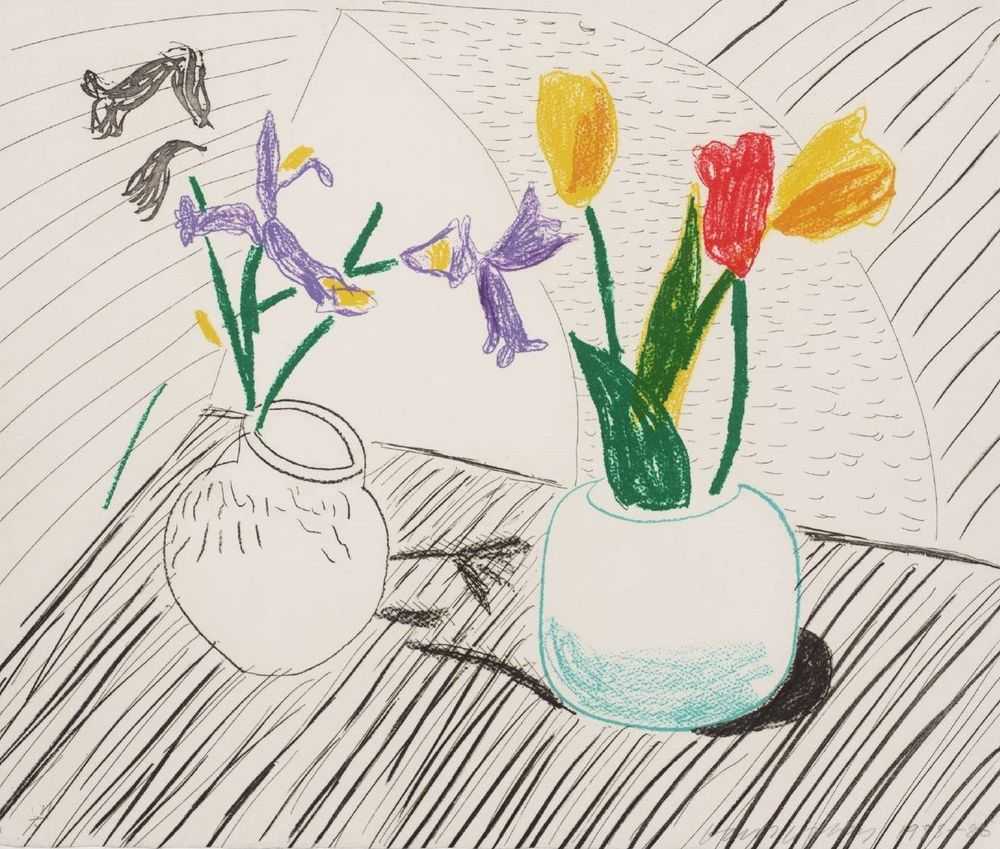 David Hockney, ‘White Porcelain’, 1986, Print, Lithograph on paper, null, Numbered