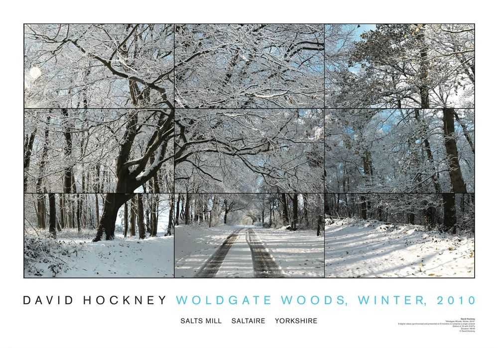 David Hockney, ‘Woldgate Woods, Winter (2010)’, 2010, Print, Offset lithograph on 200gsm Genyous, FSC certified, 1853 Gallery, 