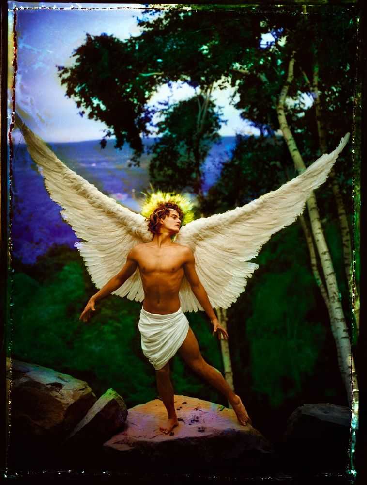 David LaChapelle, ‘Archangel Uriel’, 1985, Print, Pigment print, null, 