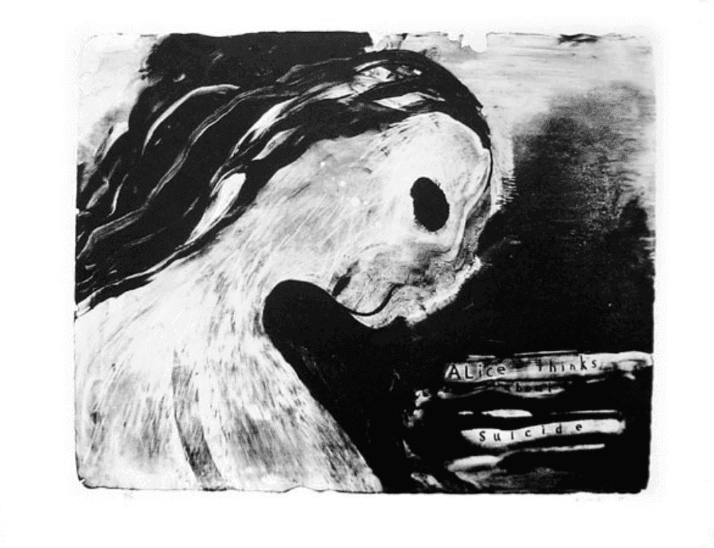 David Lynch, ‘Alice Thinks about Suicide’, 2008, Print, Lithographie, null, 