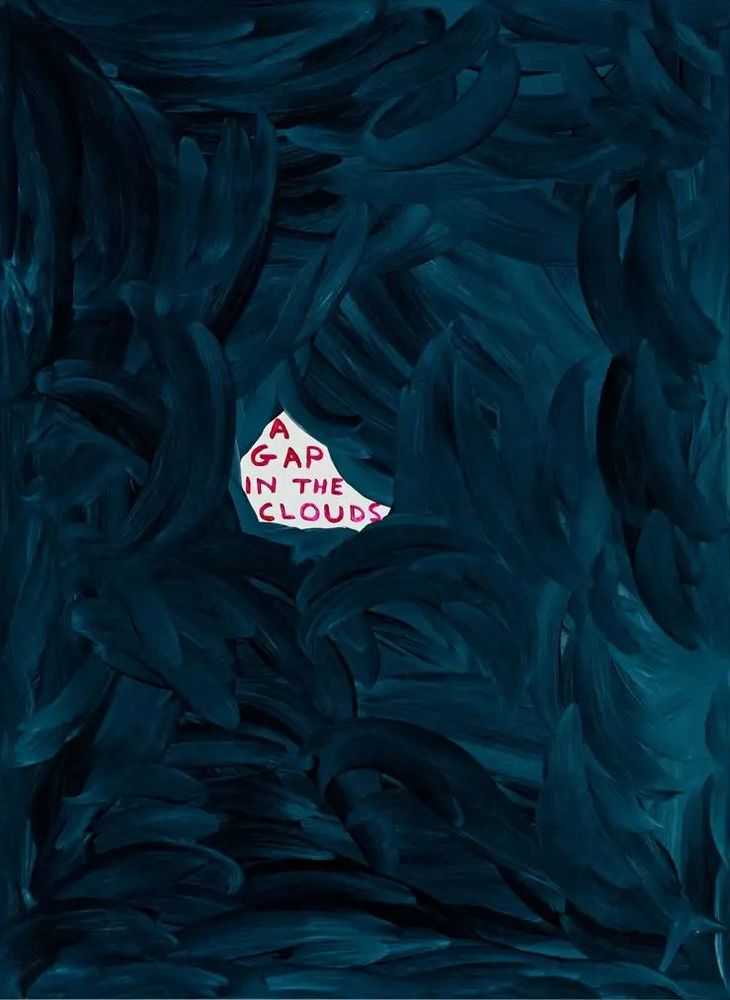 David Shrigley, ‘A Gap In The Clouds’, 2020, Print, 9 Colour Screenprint with a Varnish Overlay on Somerset Satin Tub Sized 410gsm Paper., Jealous Gallery, Numbered, Dated